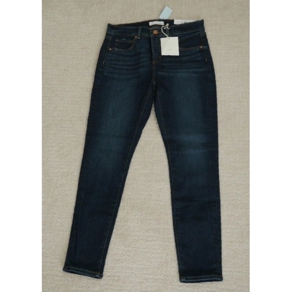 Loft Made‎ and Loved Skinny Jeans Dark Wash Size 27 4P Petite Slim Pockets NEW